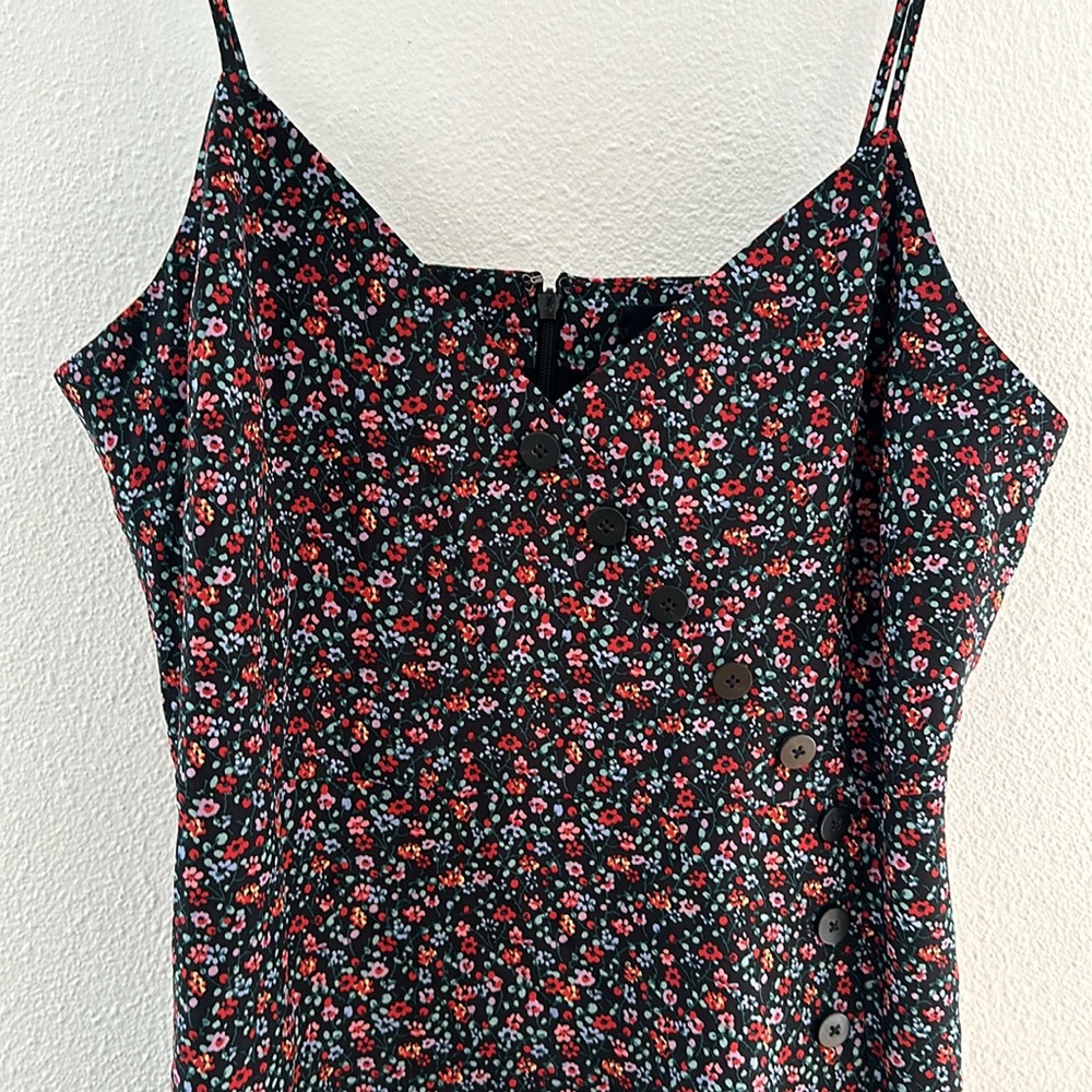 Madewell floral tank dress